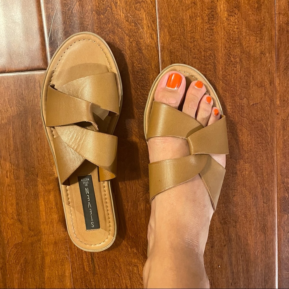 Steven By Steve Madden Leather Slides - image 3